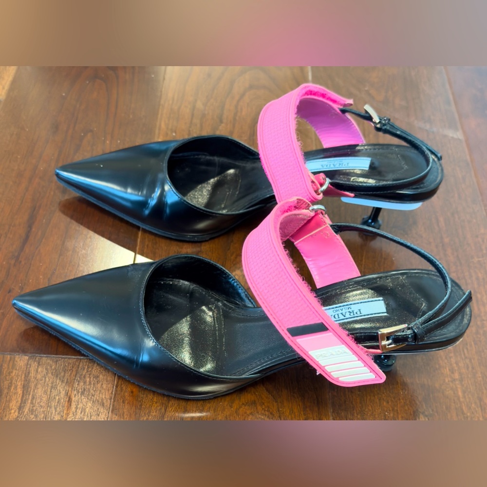 Authentic Prada Mules